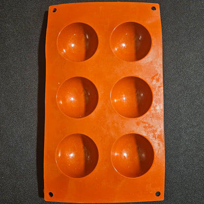 Moule en silicone Demi sphères Déco Relief 6cm