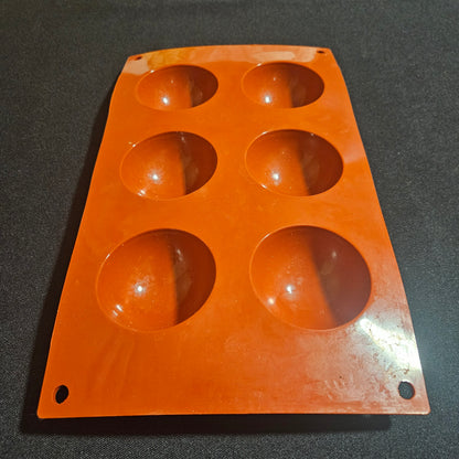 Moule en silicone Demi sphères Déco Relief 6cm