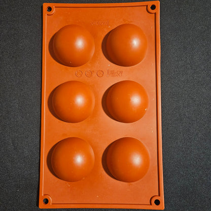 Moule en silicone Demi sphères Déco Relief 6cm