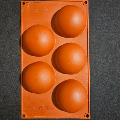Moule en silicone Demi sphères Déco Relief 8cm