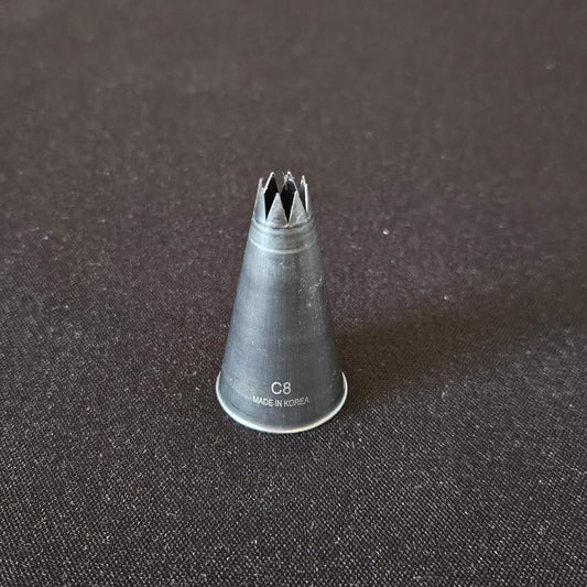 Douille en inox Cannelé C8