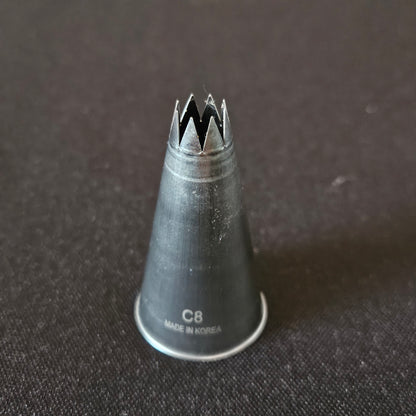 Douille en inox Cannelé C8