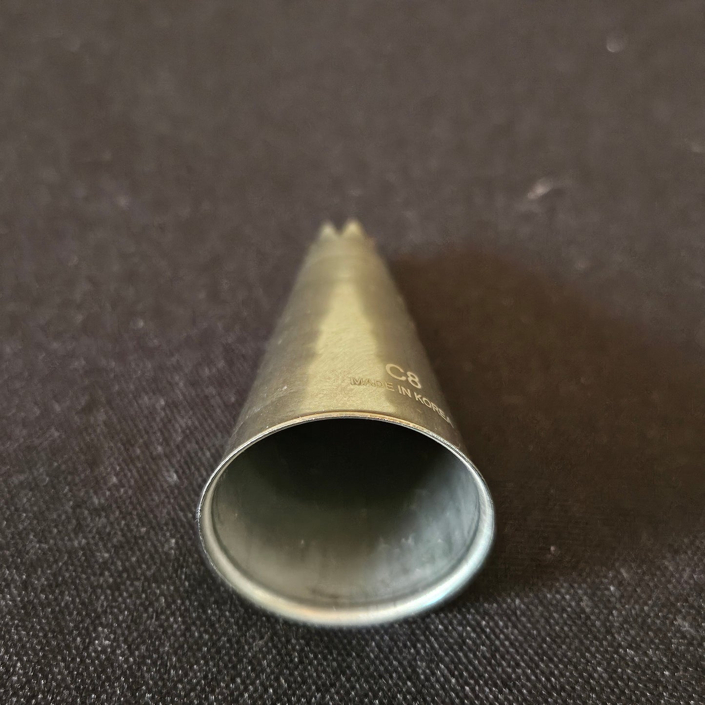 Douille en inox Cannelé C8