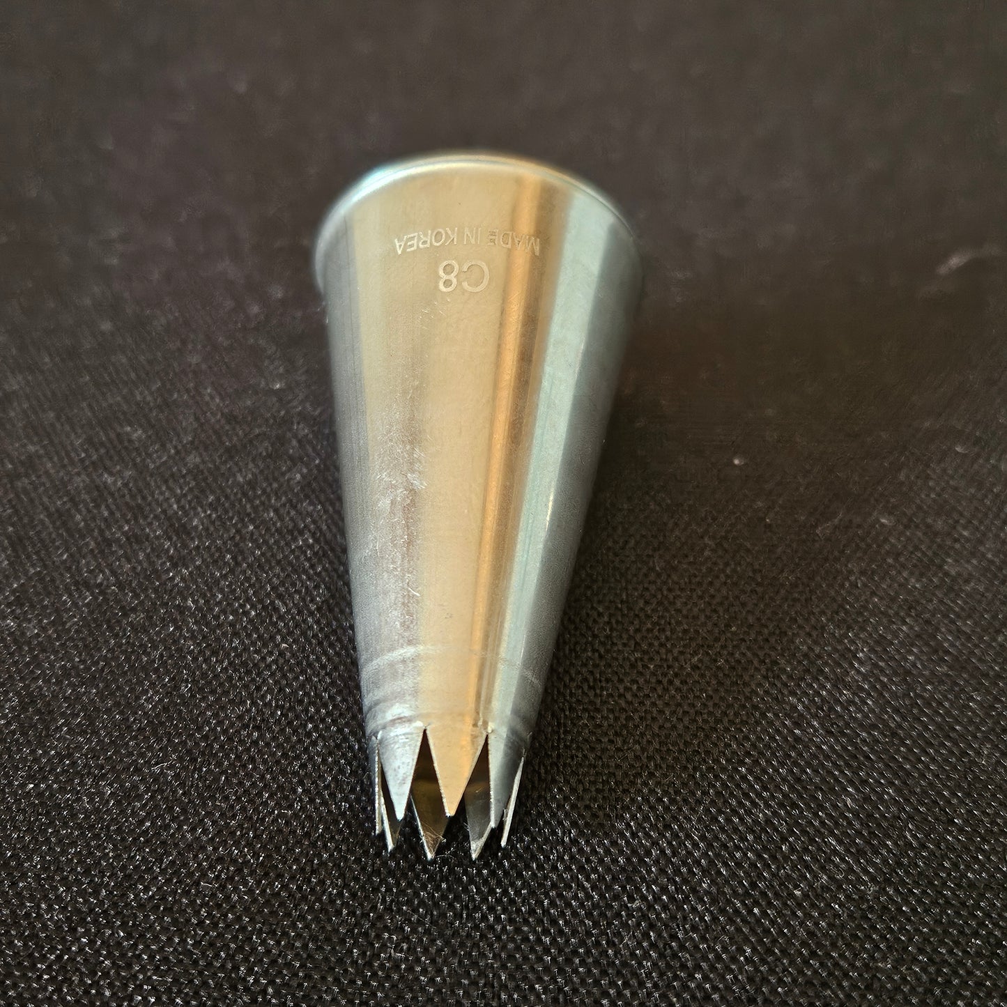 Douille en inox Cannelé C8