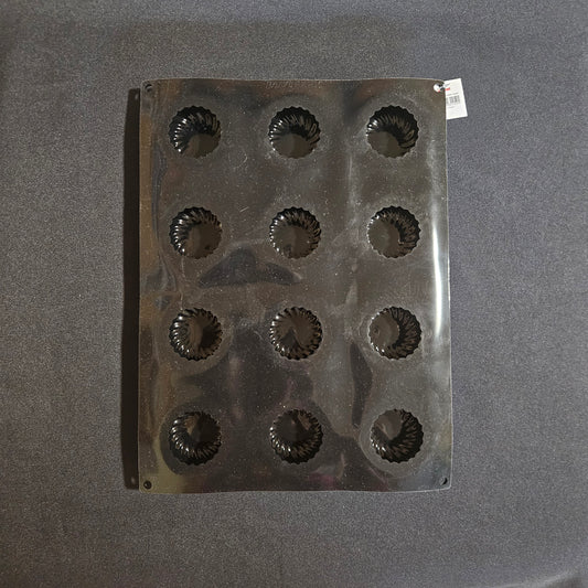 Moule en silicone galets striés Pavoni