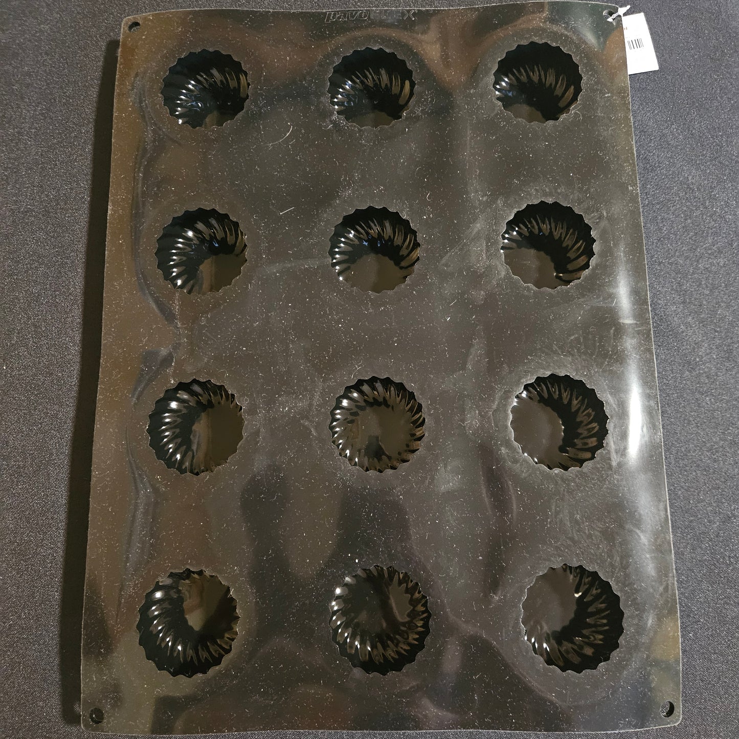 Moule en silicone galets striés Pavoni