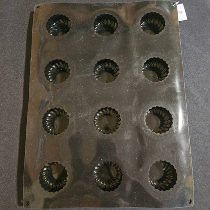 Moule en silicone galets striés Pavoni