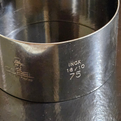 Cercle en inox Gobel Hauteur 4cm