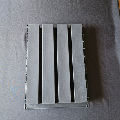 Moule en silicone noir 4 cakes Silikomart