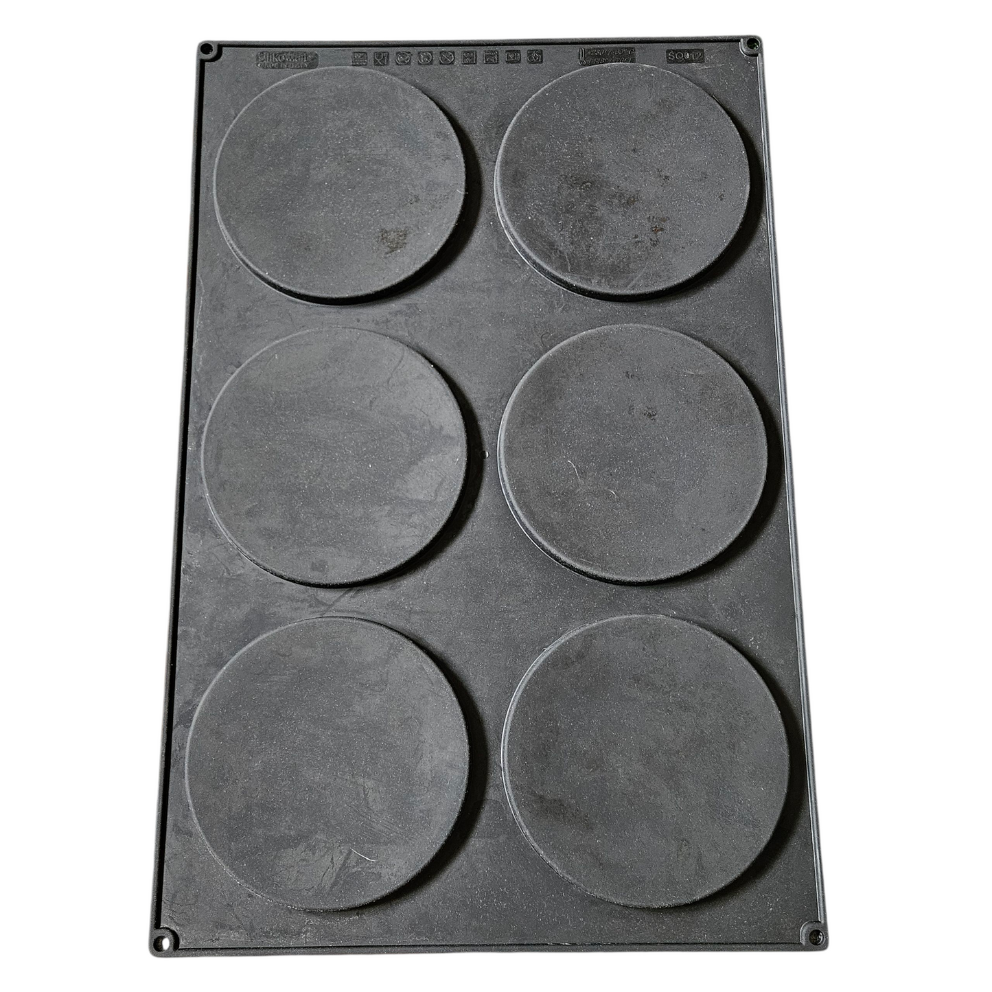 Moule en silicone cylindres 16cm Silikomart 40 x 60