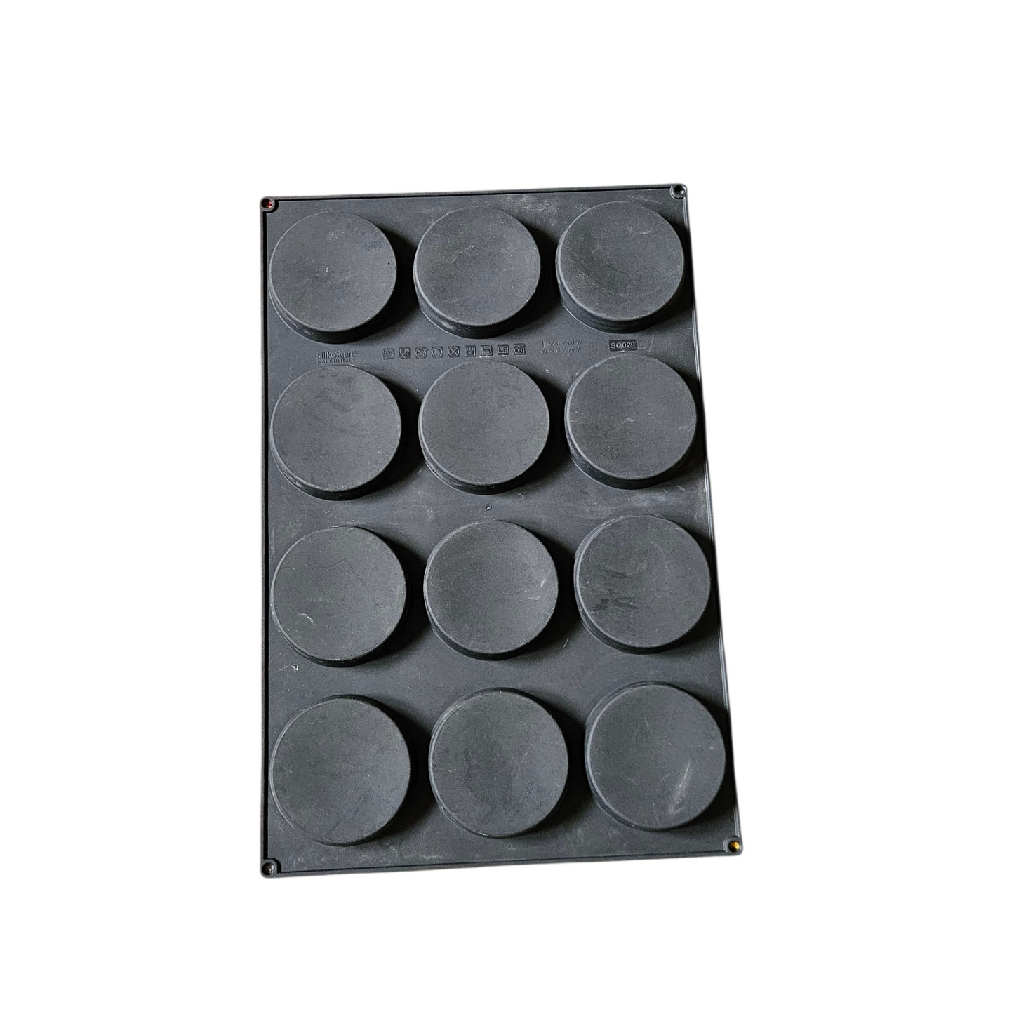 Moule en silicone cylindres 12cm Silikomart 40 x 60