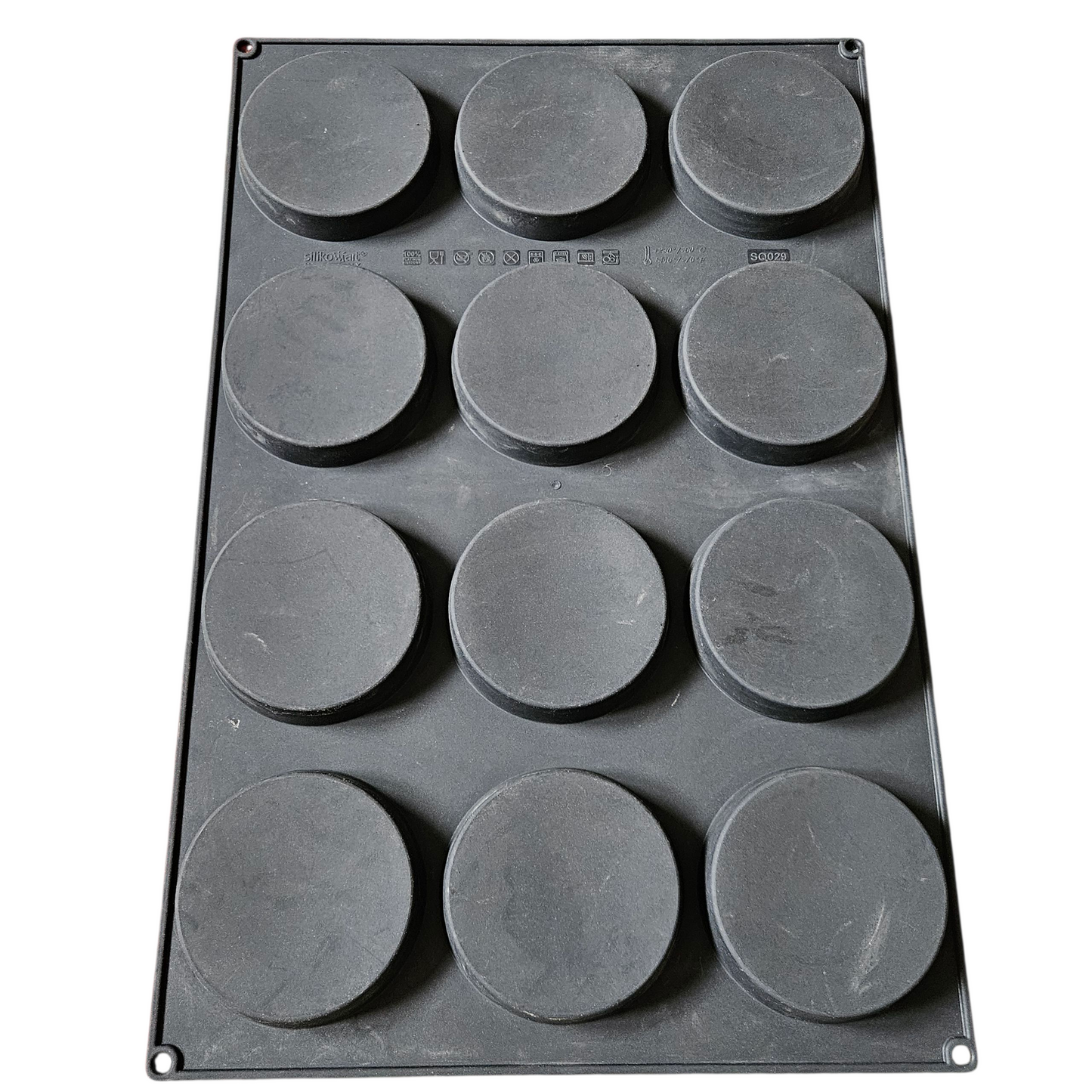 Moule en silicone cylindres 12cm Silikomart 40 x 60