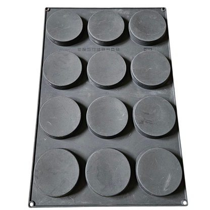 Moule en silicone cylindres 12cm Silikomart 40 x 60