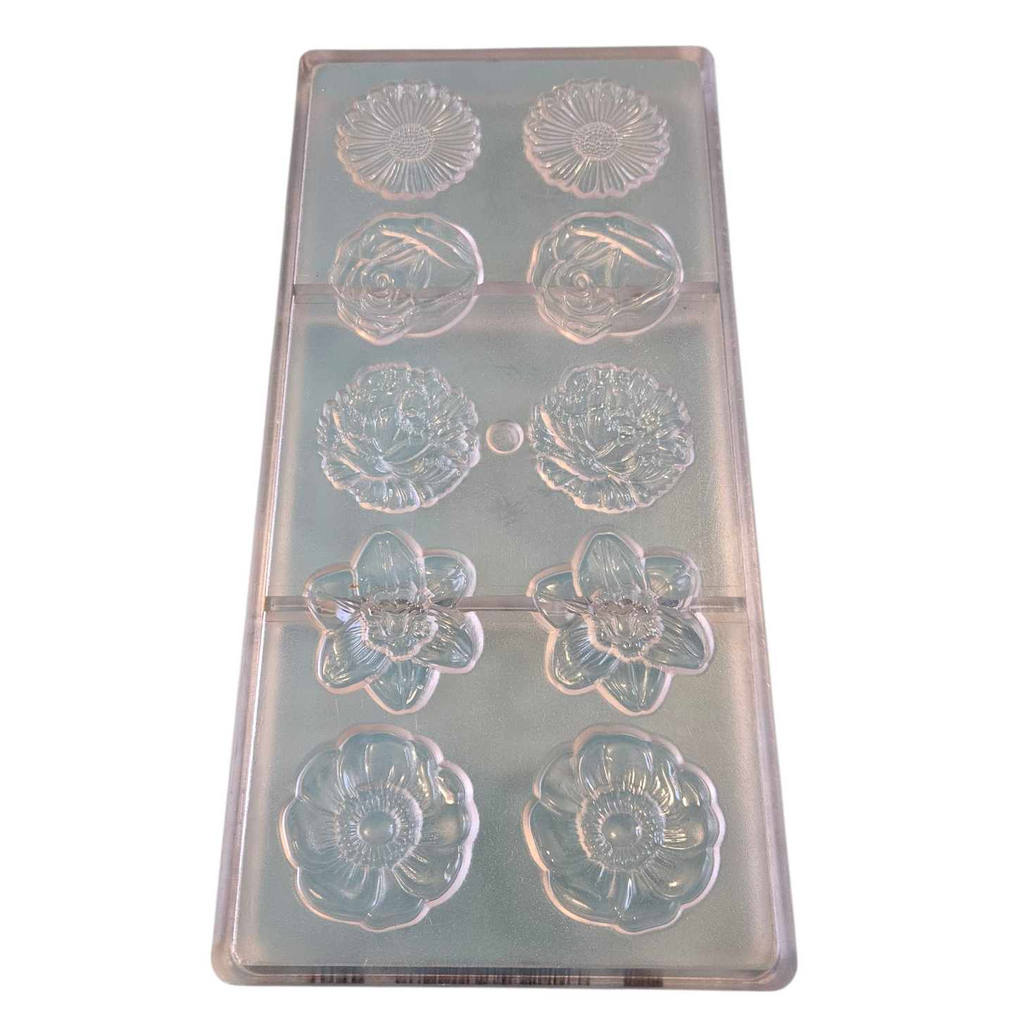 Moule en Polycarbonate différentes fleurs Chocolate World