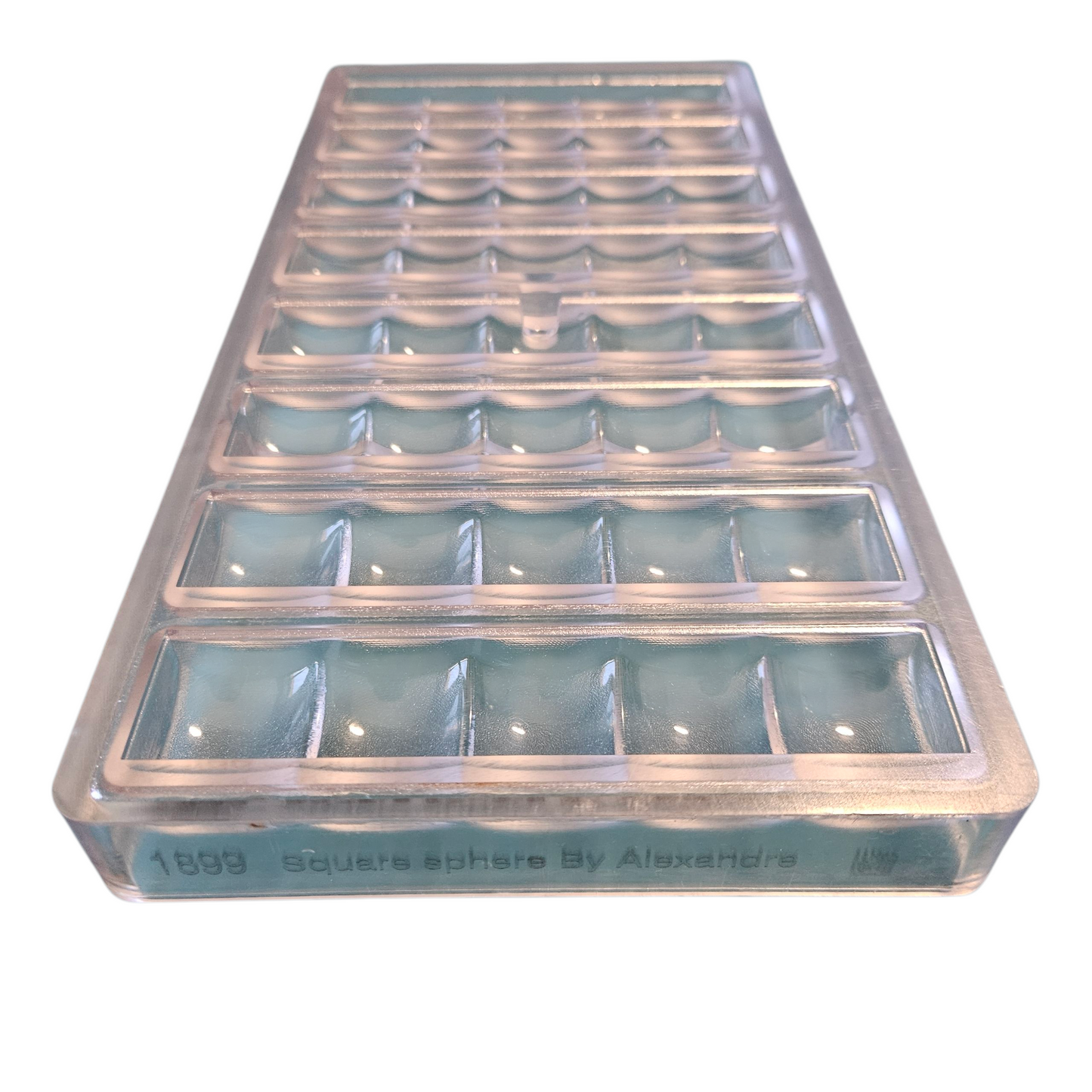 Moule en Polycarbonate Barre sphères  carrés Chocolate World