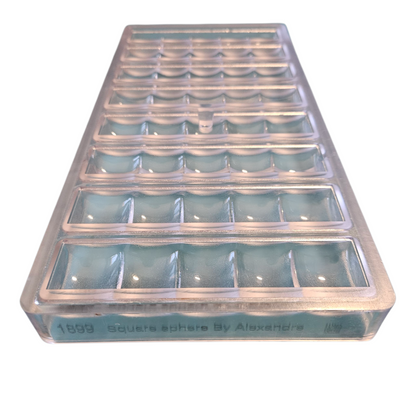 Moule en Polycarbonate Barre sphères  carrés Chocolate World