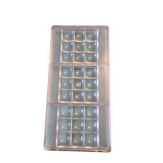 Moule en Polycarbonate tablettes sphères carrés Chocolate World