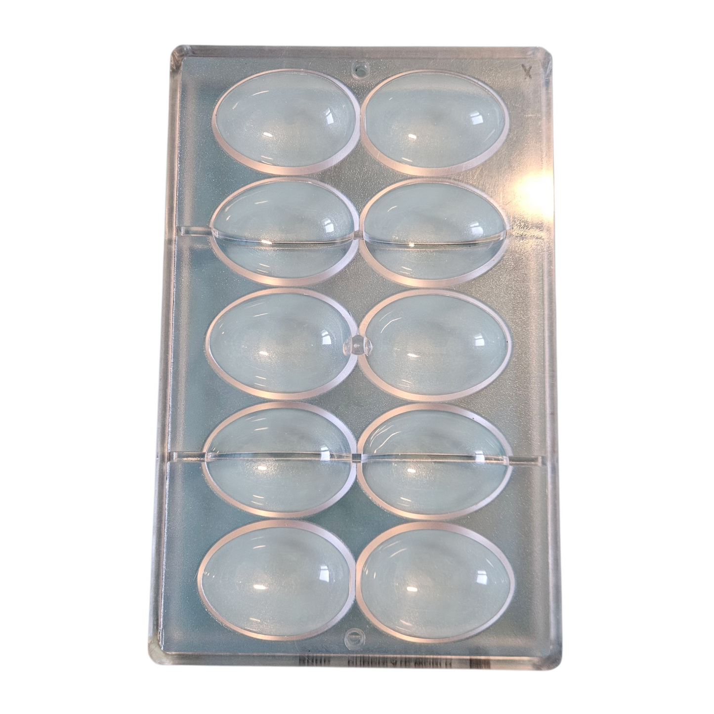 Moule en Polycarbonate Demi œufs lisse Chocolate World