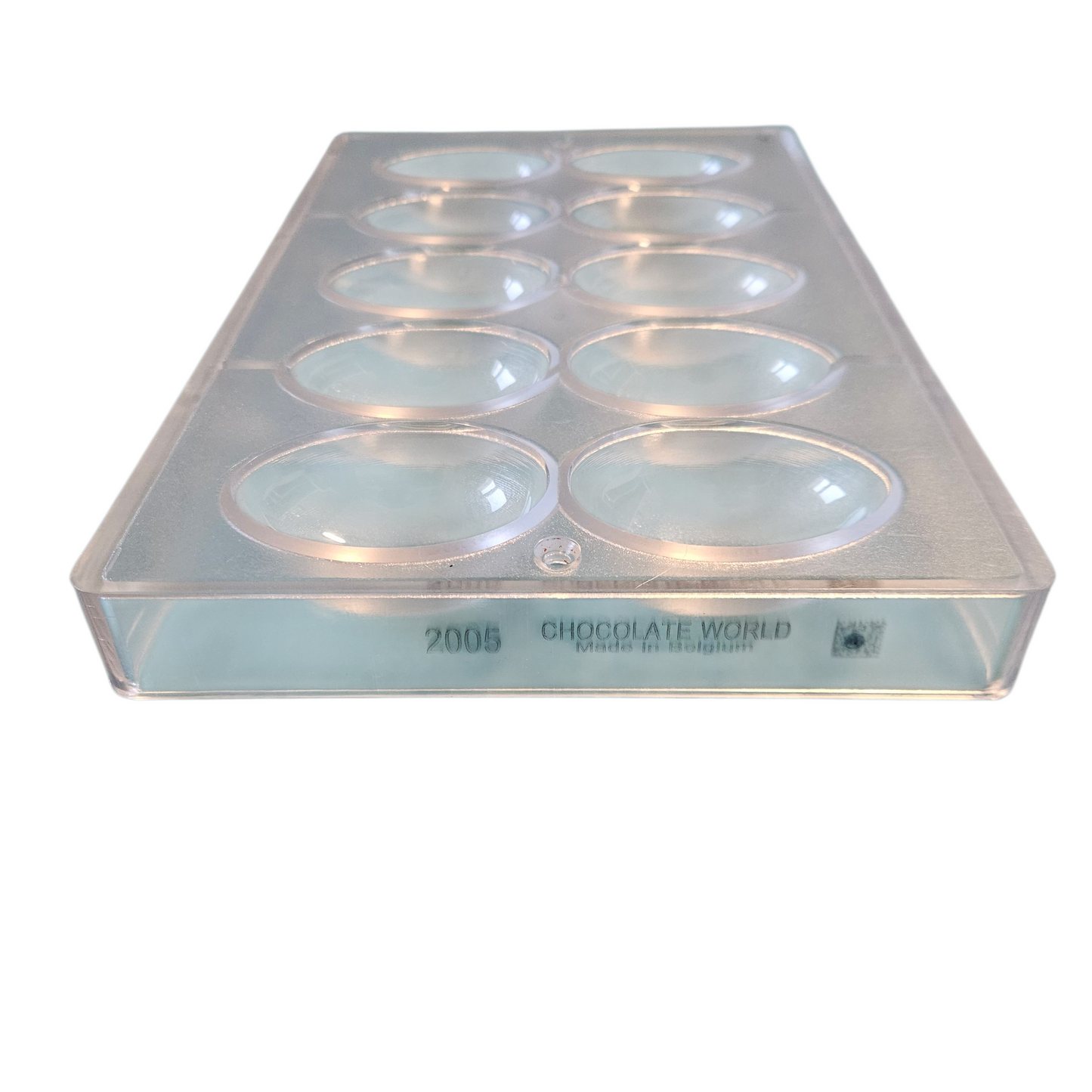 Moule en Polycarbonate Demi œufs lisse Chocolate World