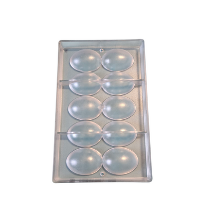Moule en Polycarbonate Demi œufs lisse Chocolate World