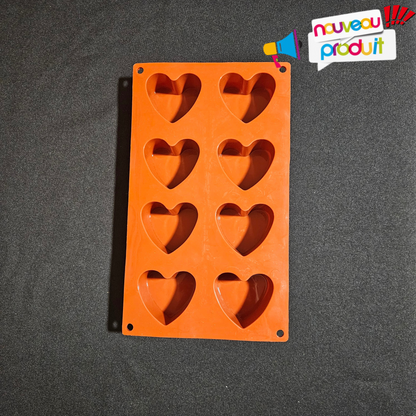 Moule en silicone cœurs Pavoni