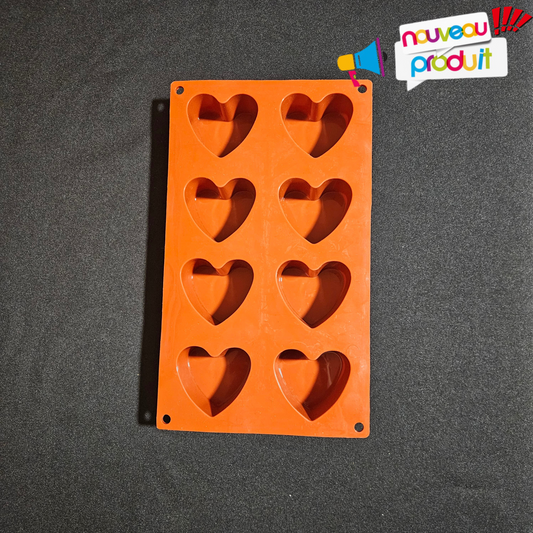 Moule en silicone cœurs Pavoni