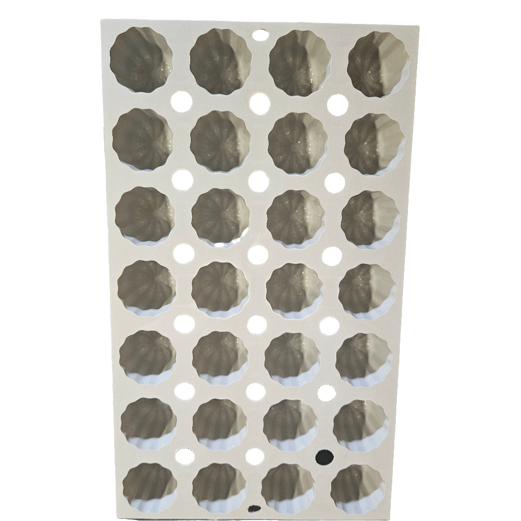 Moule en silicone 28 mini cannelés De Buyer