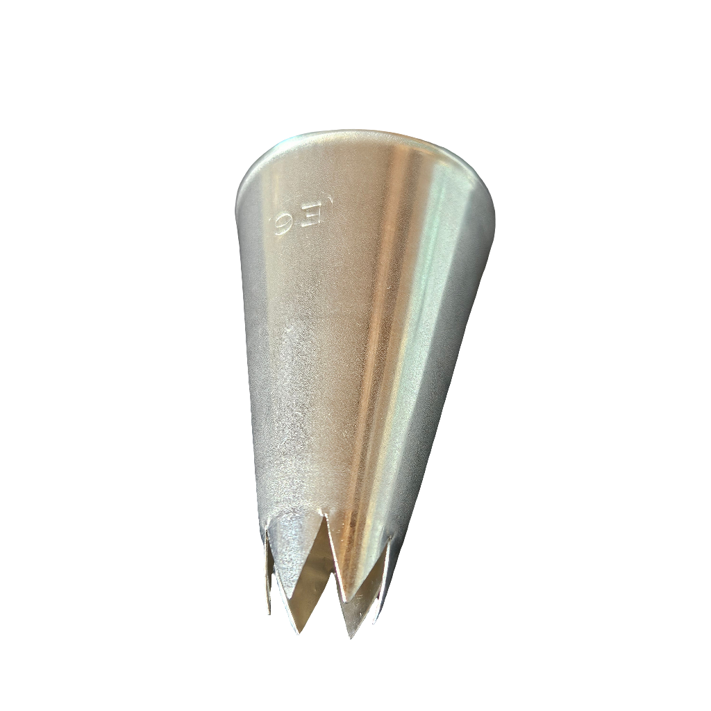 Douille en inox Cannelé E6