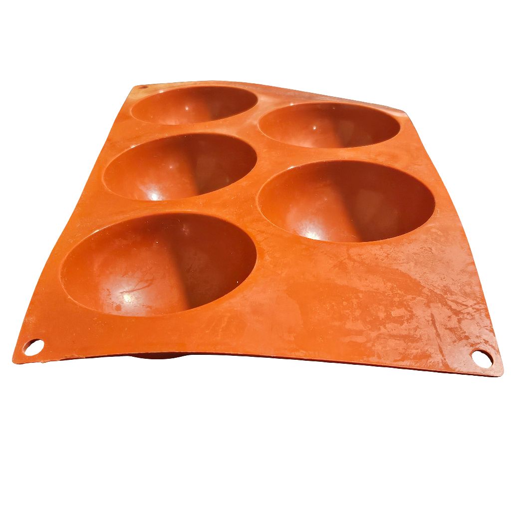 Moule en silicone Demi sphères Déco Relief 8cm