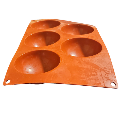 Moule en silicone Demi sphères Déco Relief 8cm