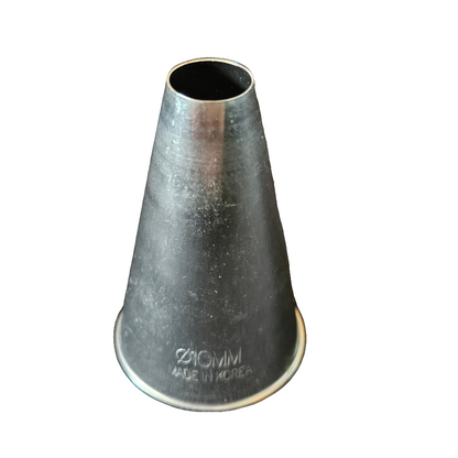 Douille en inox unie 10mm