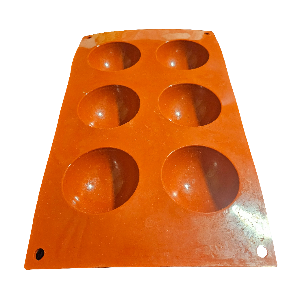 Moule en silicone Demi sphères Déco Relief 6cm