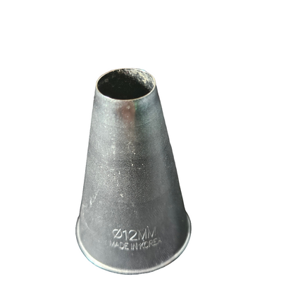 Douille en inox unie 12mm