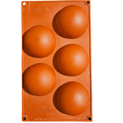 Moule en silicone Demi sphères Déco Relief 8cm