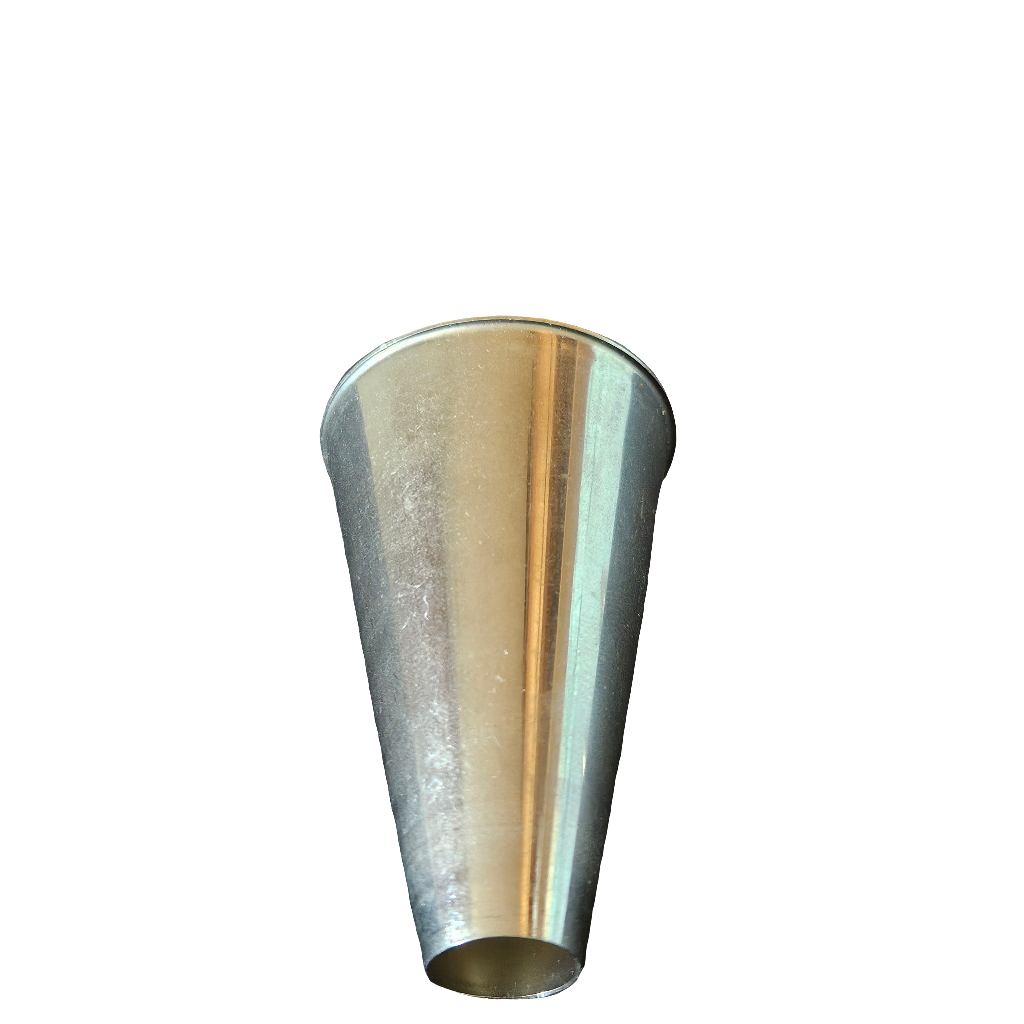 Douille en inox unie 10mm