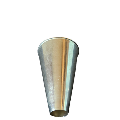 Douille en inox unie 10mm