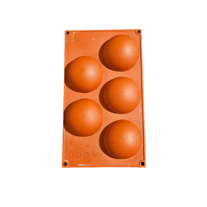 Moule en silicone Demi sphères Déco Relief 8cm