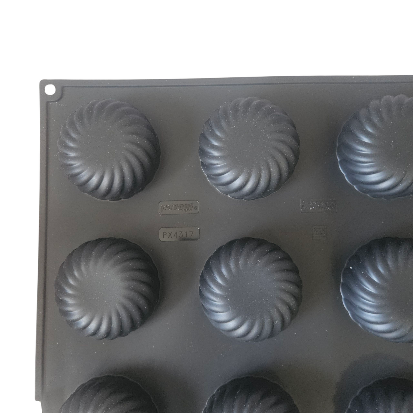 Moule en silicone galets striés Pavoni