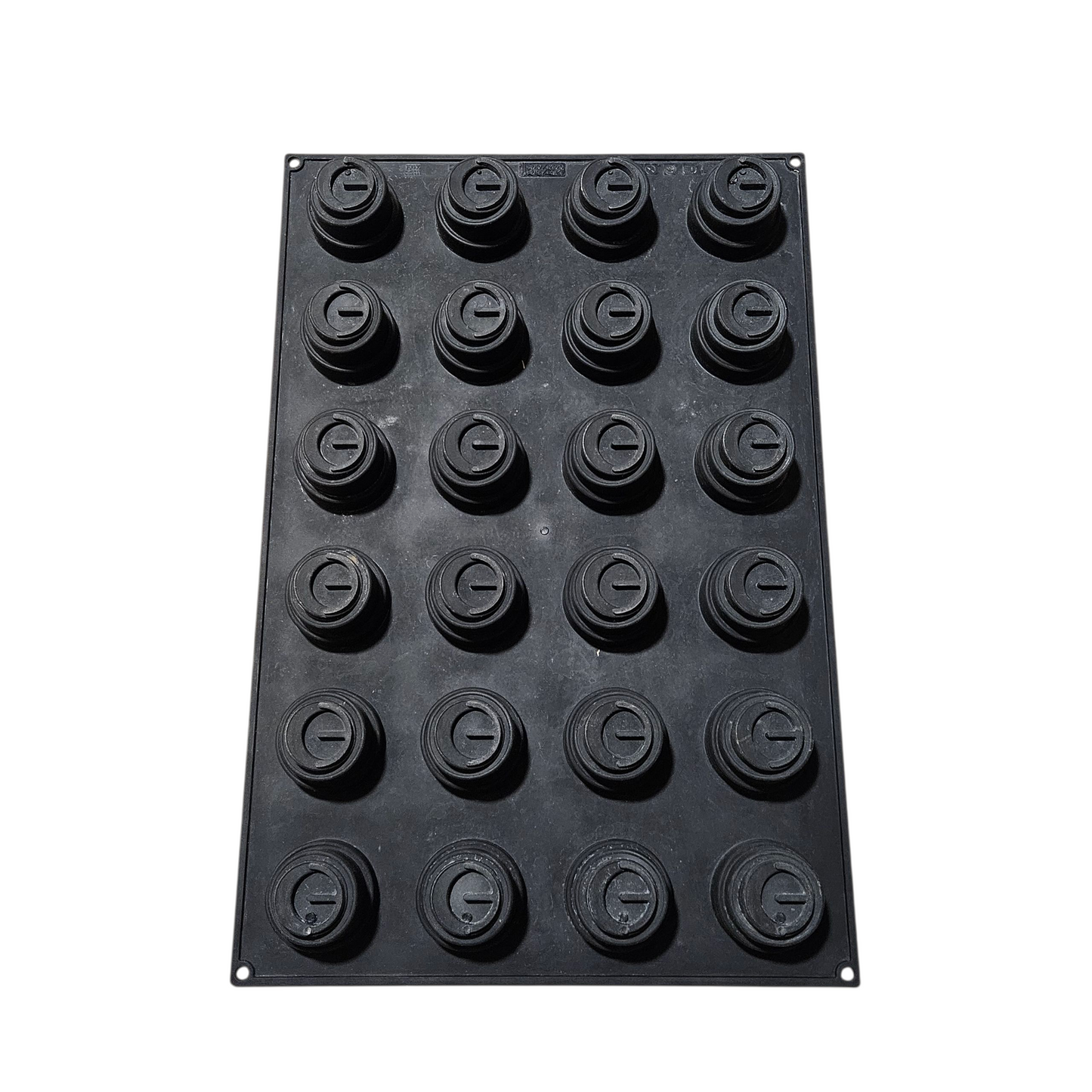 Moule en silicone cylindres à 3 étages Pavoni 40 x 60