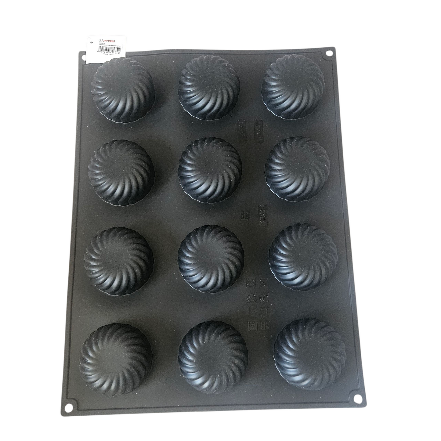 Moule en silicone galets striés Pavoni