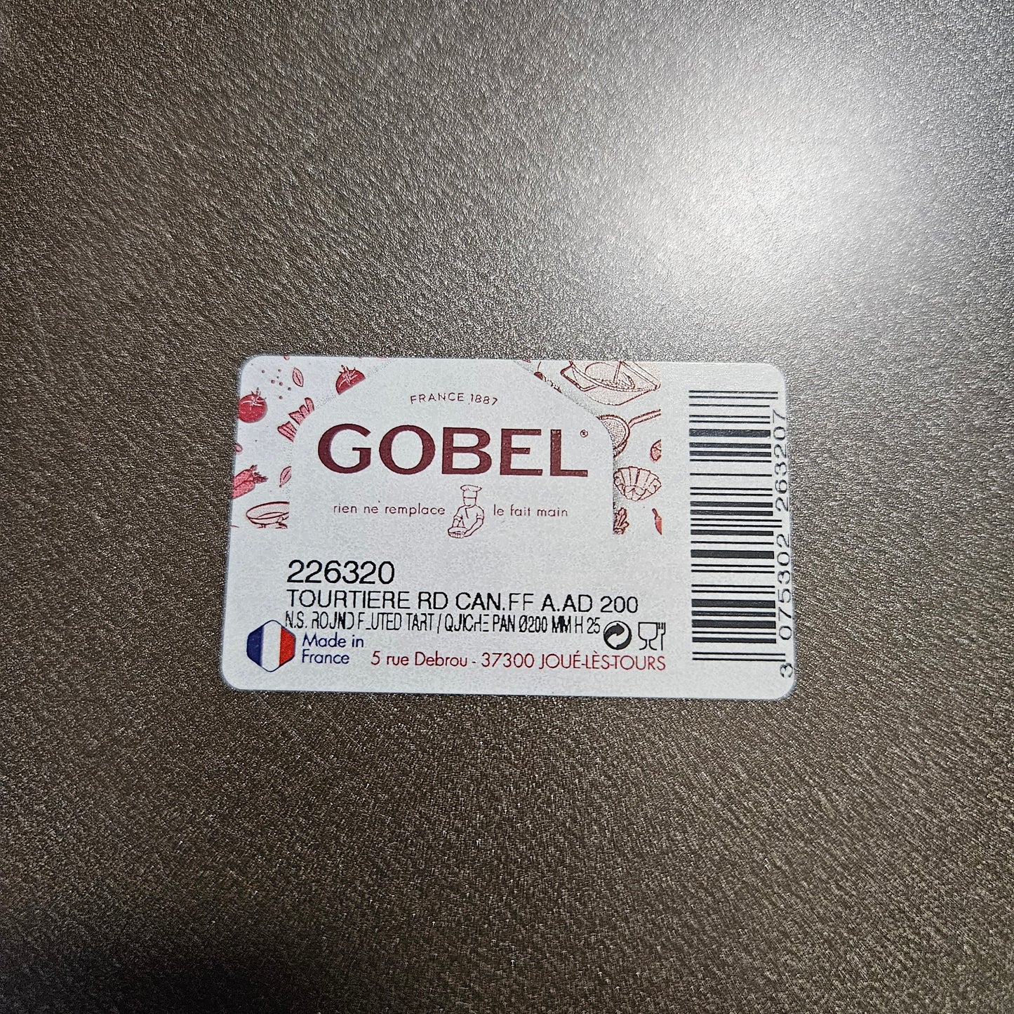 Moule tourtière Gobel 200mm