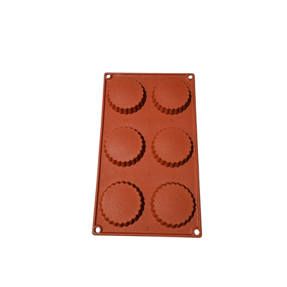 Moule en silicone tartelettes cannelées Gastroflex