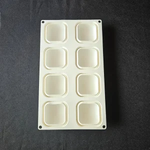 Moule en silicone carrés bombés Silikomart