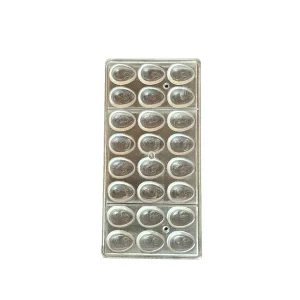 Moule en Polycarbonate Demi oeufs smiley Chocolate World