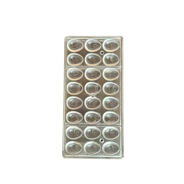 Moule en Polycarbonate Demi oeufs smiley Chocolate World