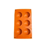 Moule en silicone Demi sphères Déco Relief 6cm