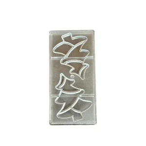 Moule en Polycarbonate tablette demi sapins Chocolate World