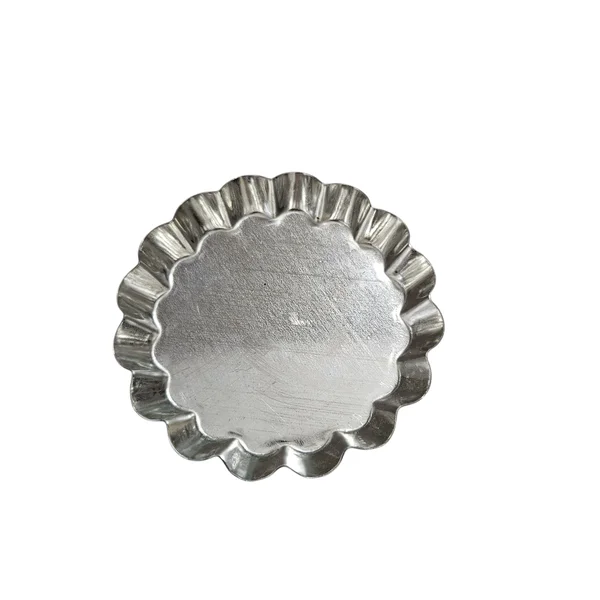 Moule à tartelette cannelée fer blanc 80mm
