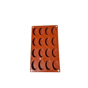Moule en silicone petits fours ovale Gastroflex