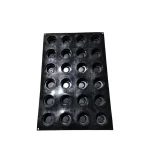 Moule en silicone cylindres à 3 étages Pavoni 40 x 60